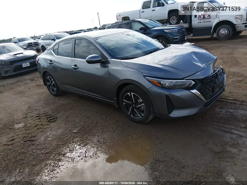 NISSAN SENTRA 2025, VIN 3N1AB8CV3SY371539