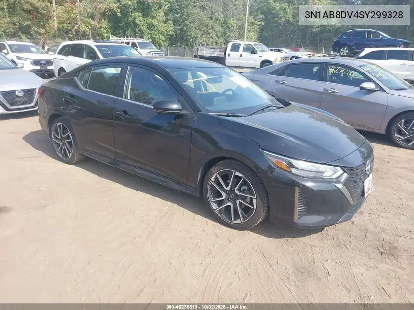NISSAN SENTRA 2025, VIN 3N1AB8DV4SY299328