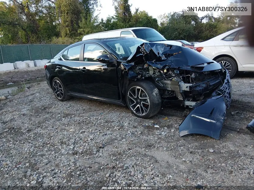 NISSAN SENTRA 2025, VIN 3N1AB8DV7SY300326