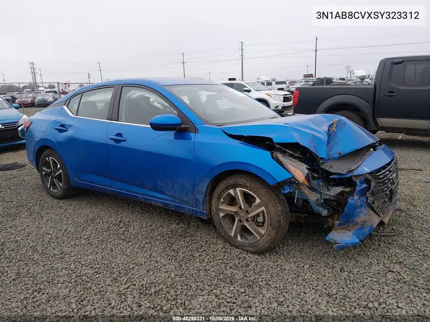 NISSAN SENTRA 2025, VIN 3N1AB8CVXSY323312