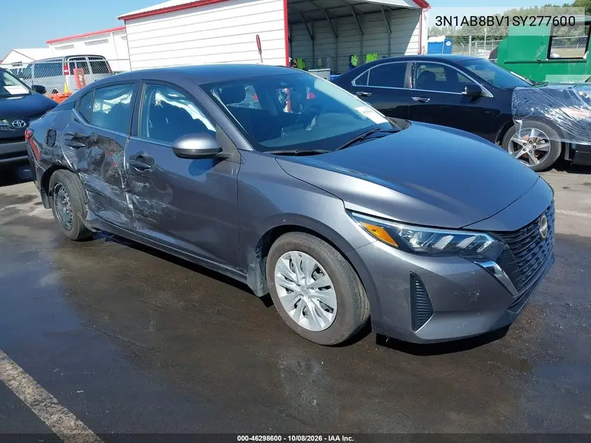 NISSAN SENTRA 2025, VIN 3N1AB8BV1SY277600