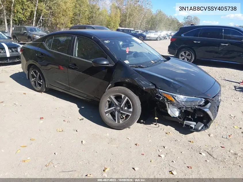 NISSAN SENTRA 2025, VIN 3N1AB8CV5SY405738