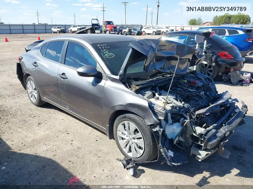 NISSAN SENTRA 2025, VIN 3N1AB8BV2SY349789