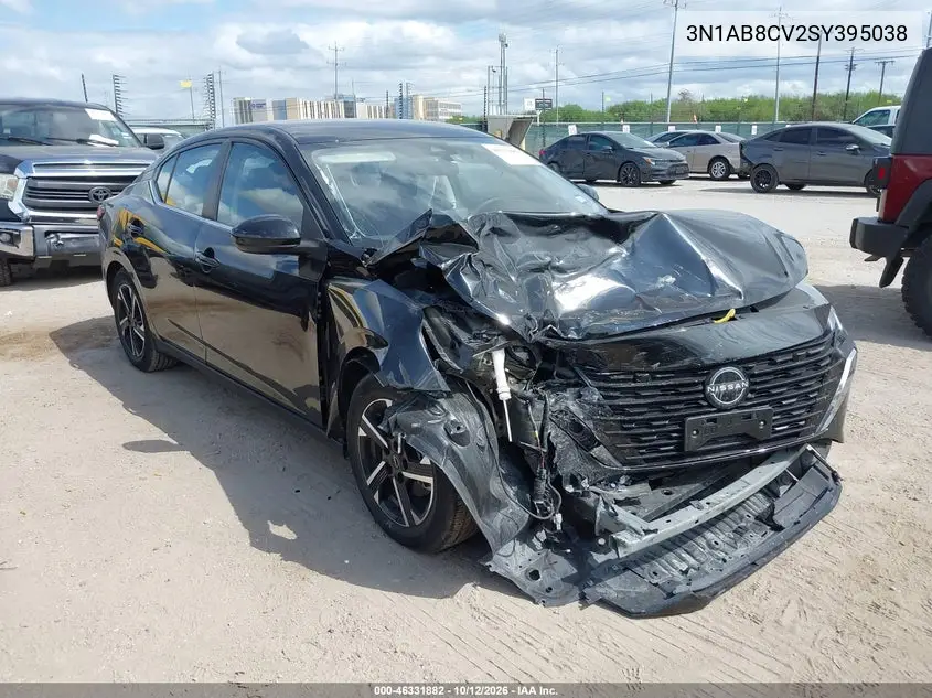 NISSAN SENTRA 2025, VIN 3N1AB8CV2SY395038
