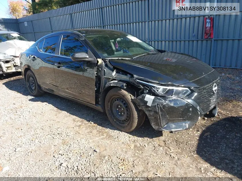 NISSAN SENTRA 2025, VIN 3N1AB8BV1SY308134