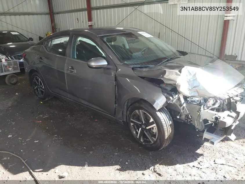 NISSAN SENTRA 2025, VIN 3N1AB8CV8SY253549