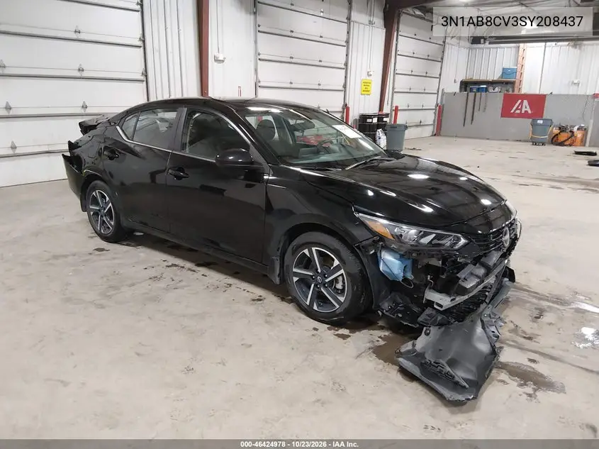 NISSAN SENTRA 2025, VIN 3N1AB8CV3SY208437