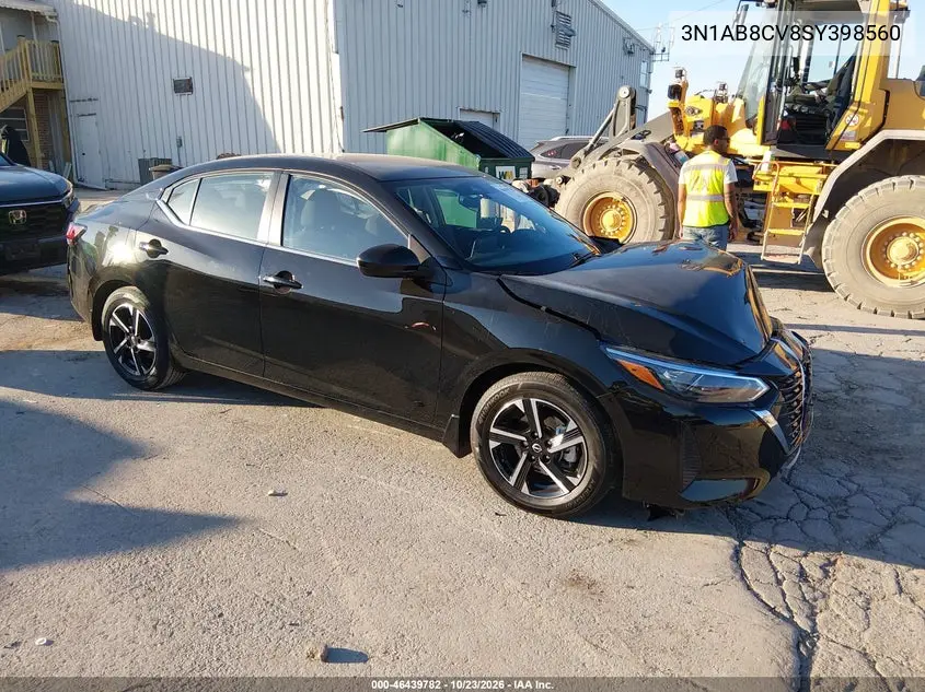 NISSAN SENTRA 2025, VIN 3N1AB8CV8SY398560