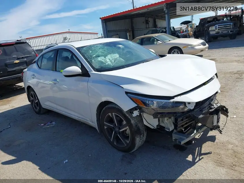NISSAN SENTRA 2025, VIN 3N1AB8CV7SY319279