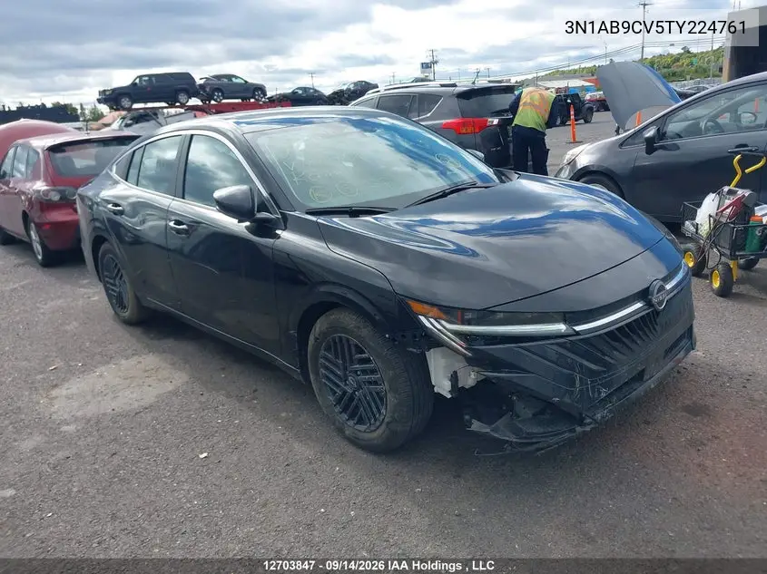 NISSAN SENTRA 2026, VIN 3N1AB9CV5TY224761