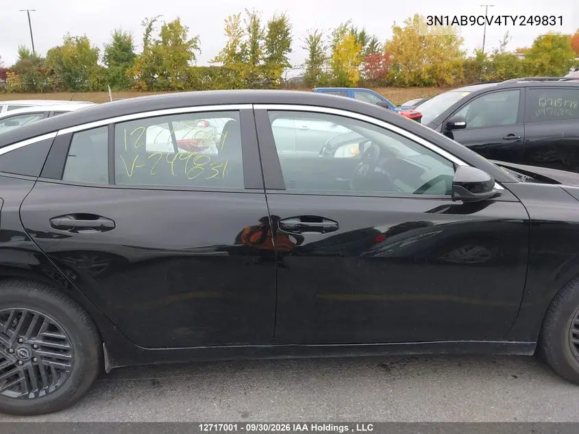 2026 NISSAN SENTRA VIN 3N1AB9CV4TY249831 — фото 13