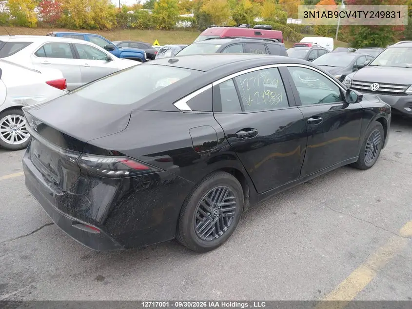2026 NISSAN SENTRA VIN 3N1AB9CV4TY249831 — фото 4
