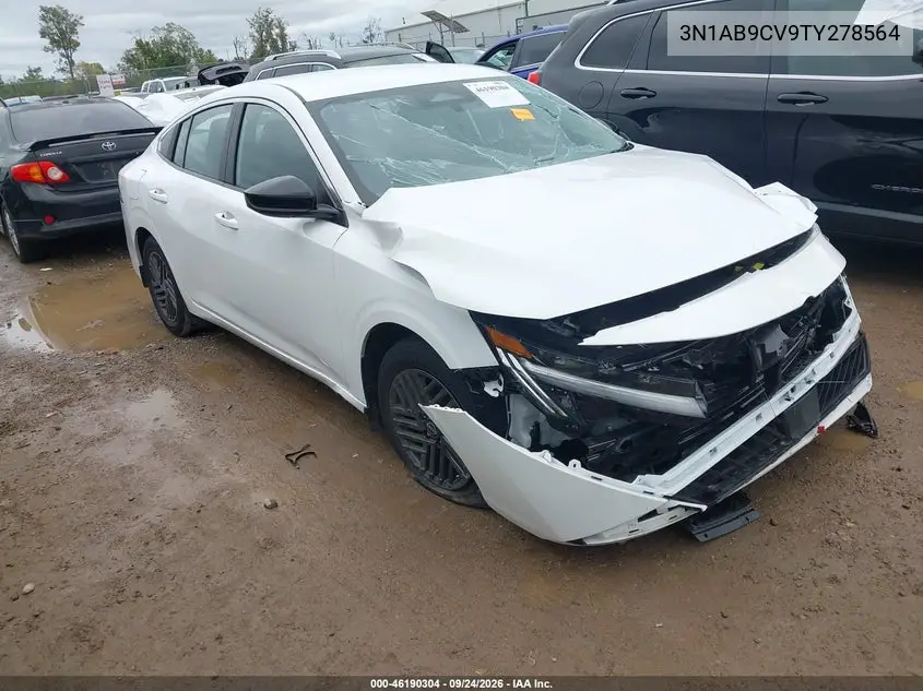 NISSAN SENTRA 2026, VIN 3N1AB9CV9TY278564