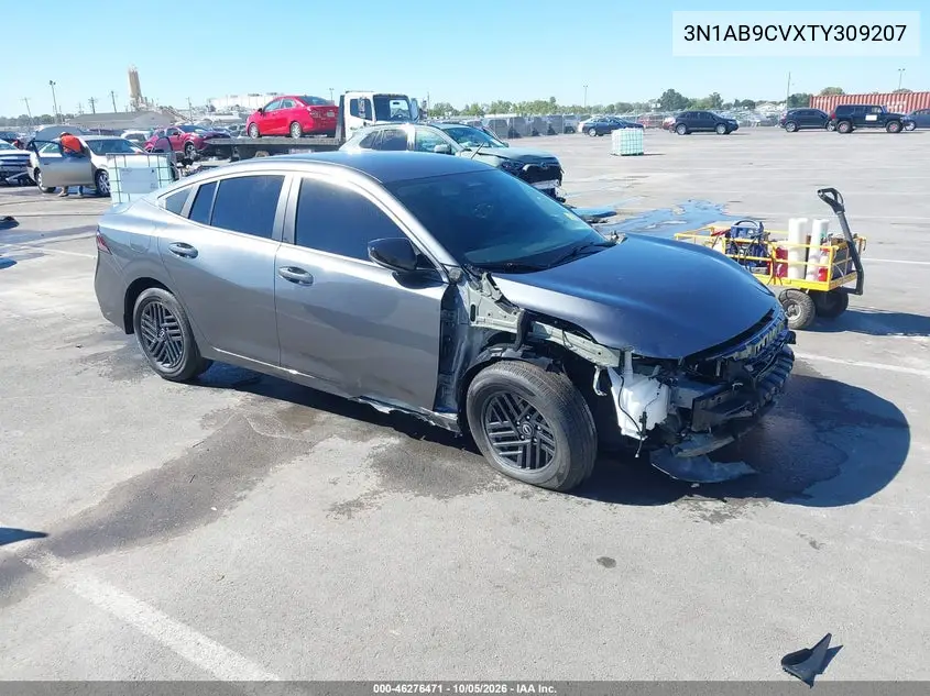NISSAN SENTRA 2026, VIN 3N1AB9CVXTY309207