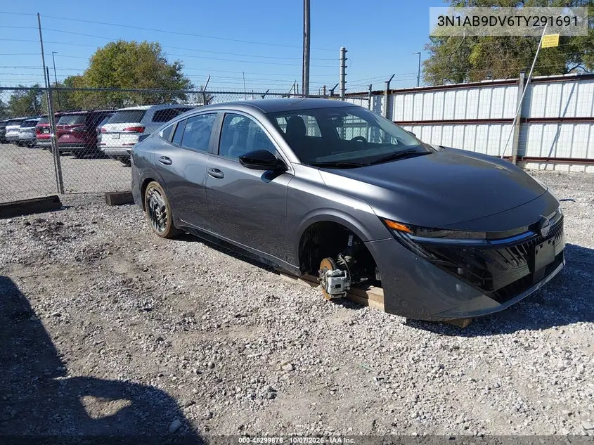 NISSAN SENTRA 2026, VIN 3N1AB9DV6TY291691