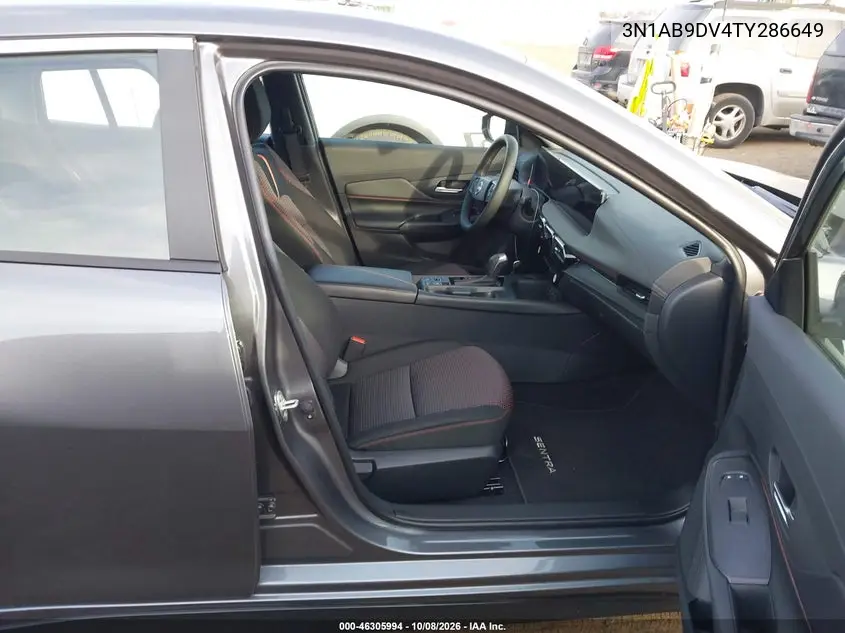 2026 NISSAN SENTRA VIN 3N1AB9DV4TY286649 — фото 5
