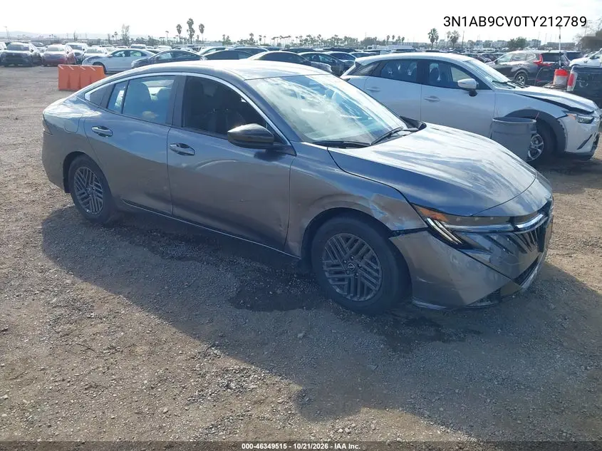 NISSAN SENTRA 2026, VIN 3N1AB9CV0TY212789