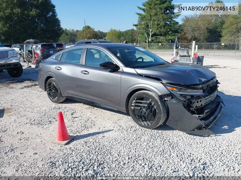 NISSAN SENTRA 2026, VIN 3N1AB9DV7TY246145