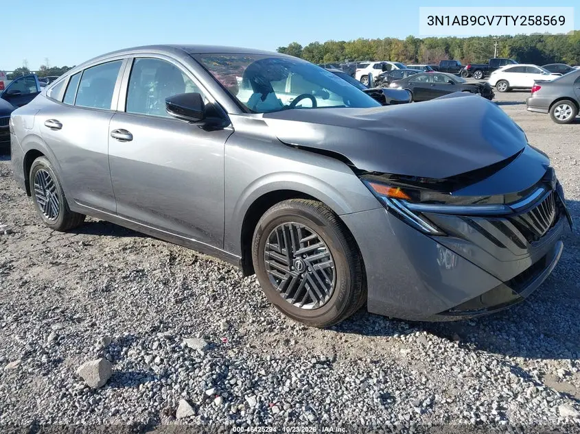 NISSAN SENTRA 2026, VIN 3N1AB9CV7TY258569