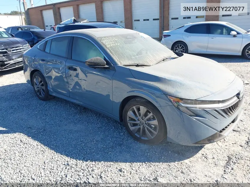 NISSAN SENTRA 2026, VIN 3N1AB9EWXTY227077