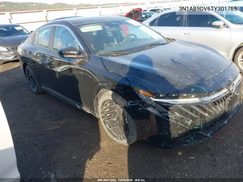 NISSAN SENTRA 2026, VIN 3N1AB9DV6TY301765