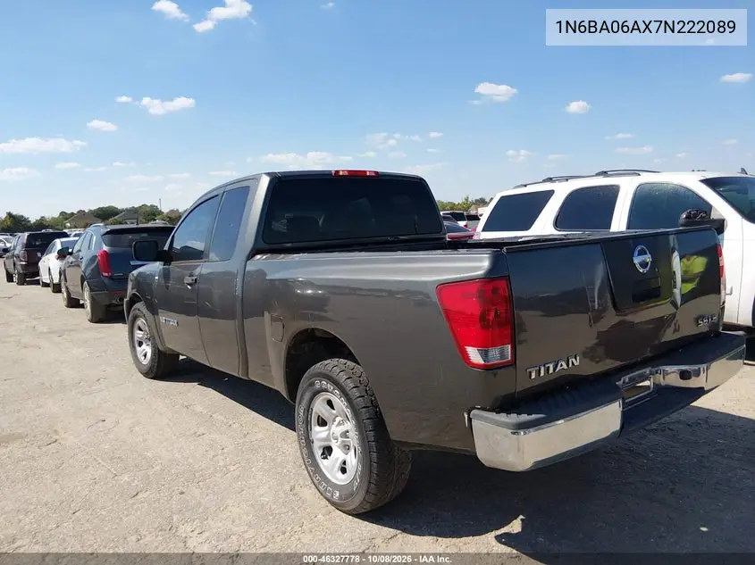 2007 NISSAN TITAN VIN 1N6BA06AX7N222089 — фото 3
