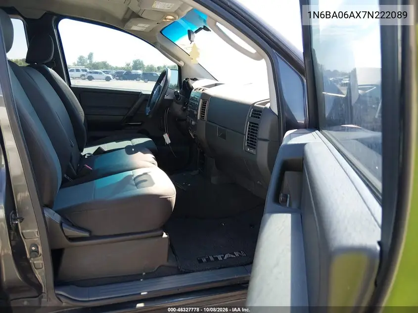 2007 NISSAN TITAN VIN 1N6BA06AX7N222089 — фото 5