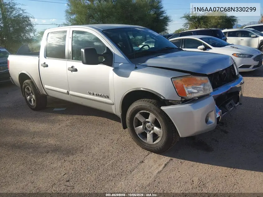 NISSAN TITAN 2008, VIN 1N6AA07C68N330299