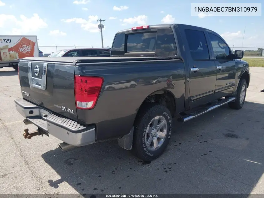 2011 NISSAN TITAN VIN 1N6BA0EC7BN310979 — фото 4