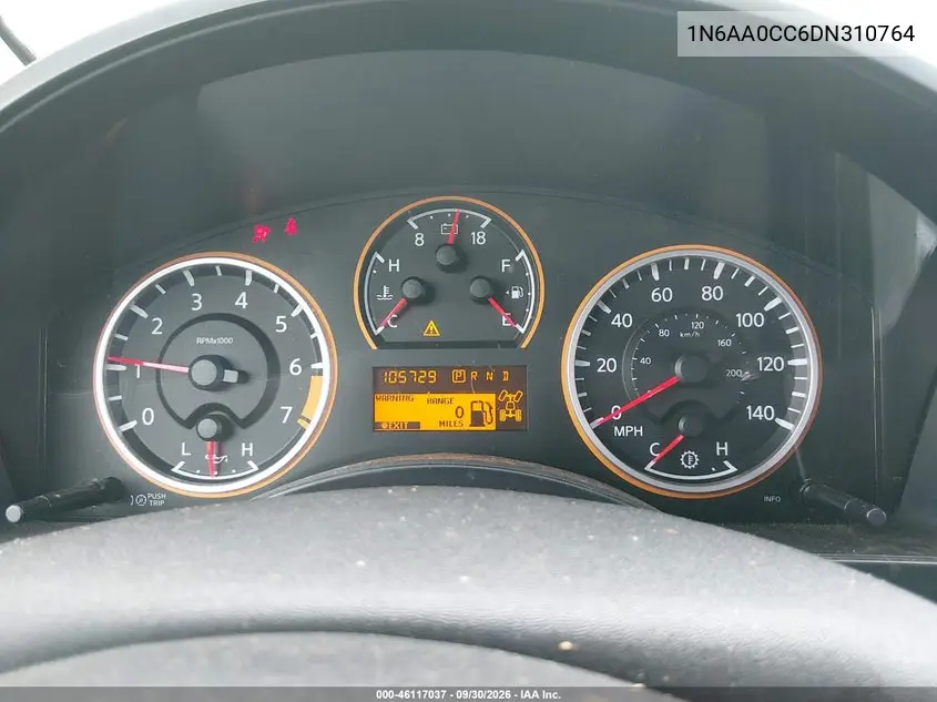 2013 NISSAN TITAN VIN 1N6AA0CC6DN310764 — фото 7