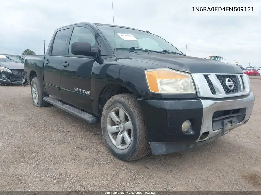 NISSAN TITAN 2014, VIN 1N6BA0ED4EN509131