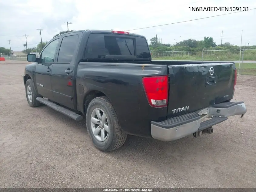 2014 NISSAN TITAN VIN 1N6BA0ED4EN509131 — фото 3