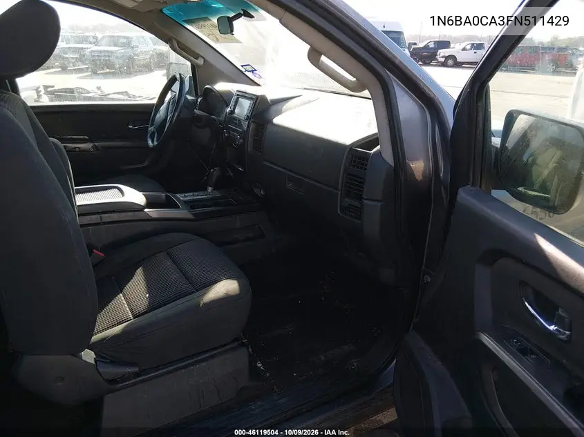 2015 NISSAN TITAN VIN 1N6BA0CA3FN511429 — фото 5