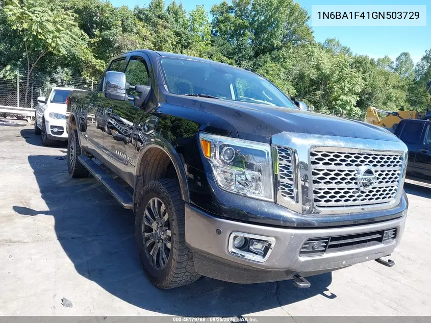 NISSAN TITAN 2016, VIN 1N6BA1F41GN503729
