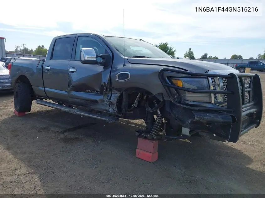 NISSAN TITAN 2016, VIN 1N6BA1F44GN516216