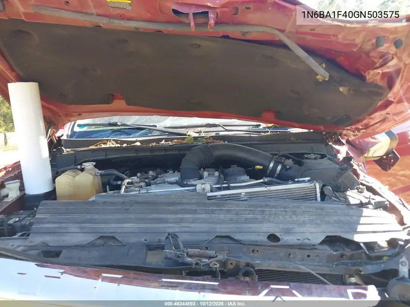 2016 NISSAN TITAN VIN 1N6BA1F40GN503575 — фото 10