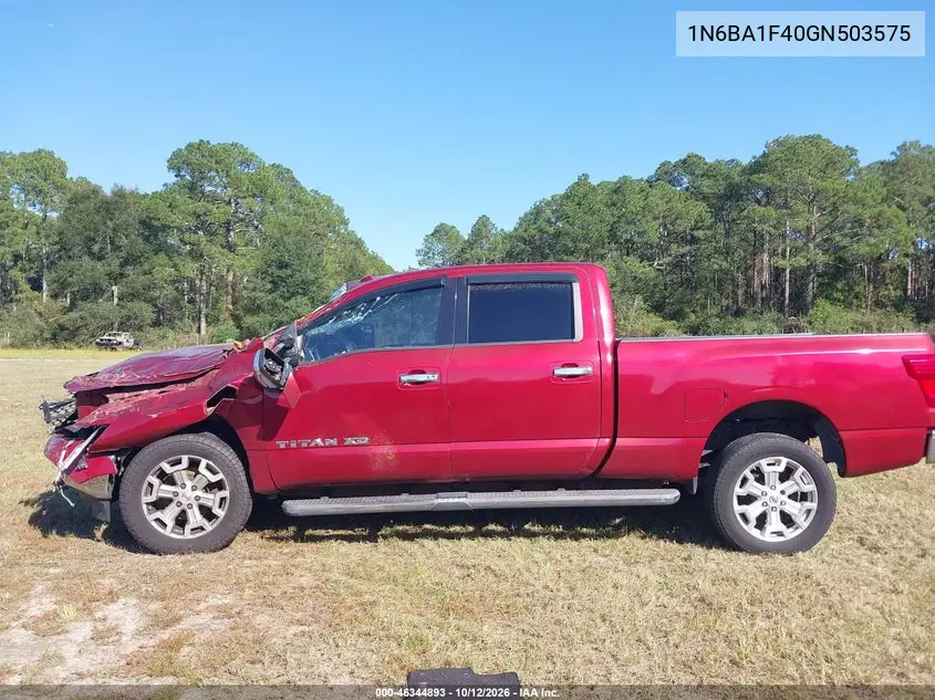 2016 NISSAN TITAN VIN 1N6BA1F40GN503575 — фото 14