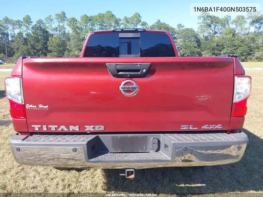 2016 NISSAN TITAN VIN 1N6BA1F40GN503575 — фото 16