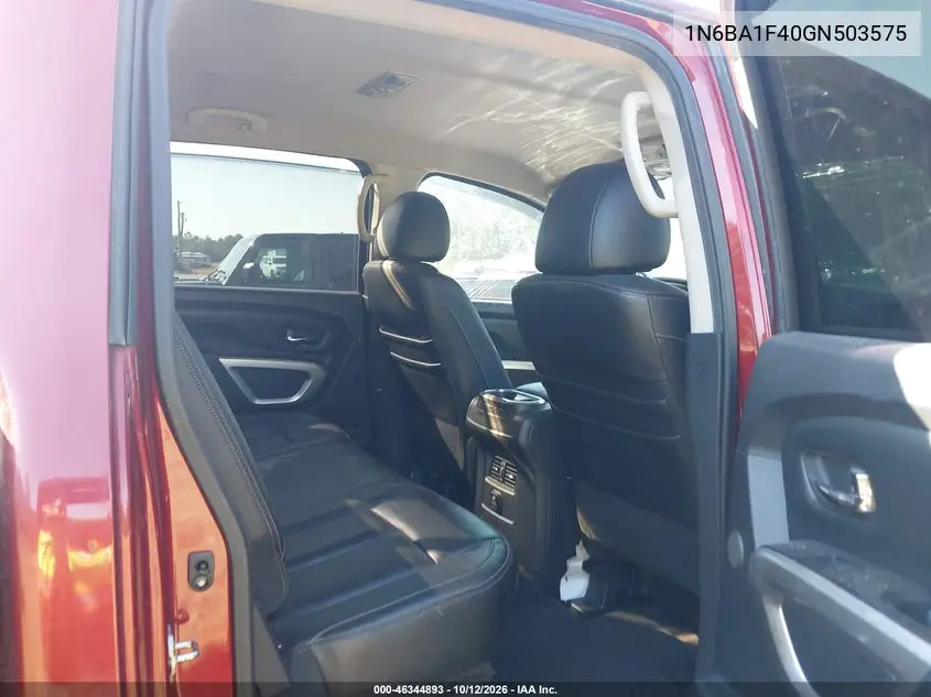 2016 NISSAN TITAN VIN 1N6BA1F40GN503575 — фото 8