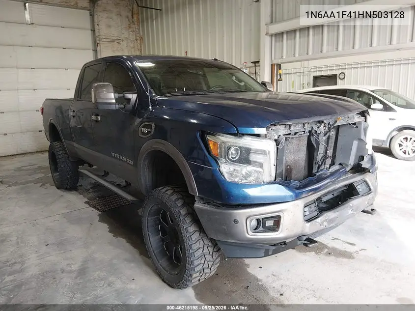 NISSAN TITAN 2017, VIN 1N6AA1F41HN503128