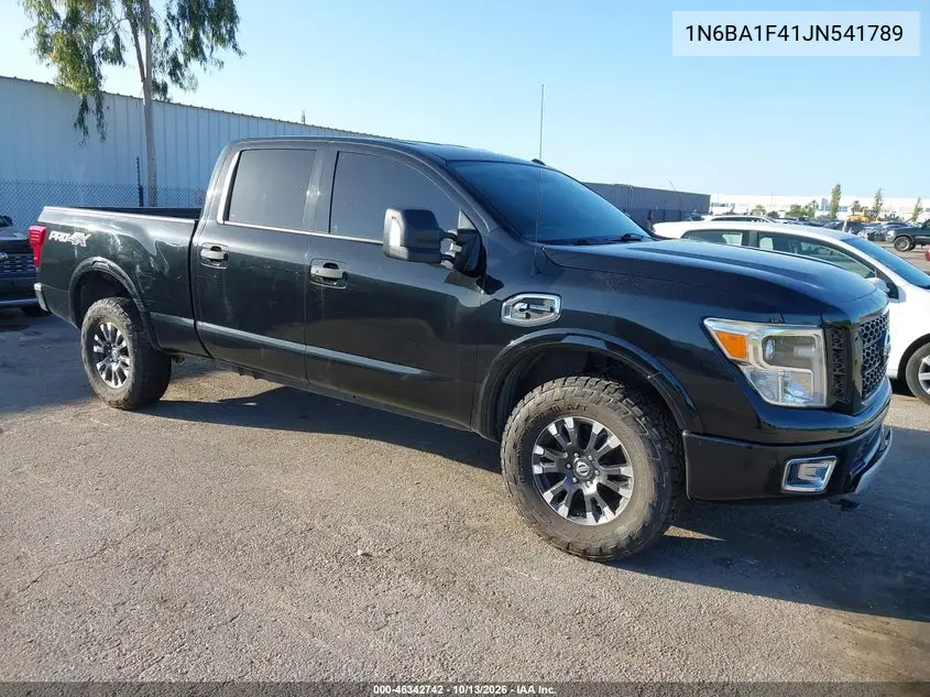 NISSAN TITAN 2018, VIN 1N6BA1F41JN541789