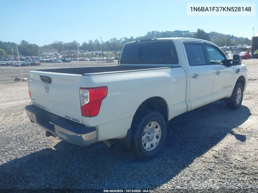 2019 NISSAN TITAN VIN 1N6BA1F37KN528148 — фото 4