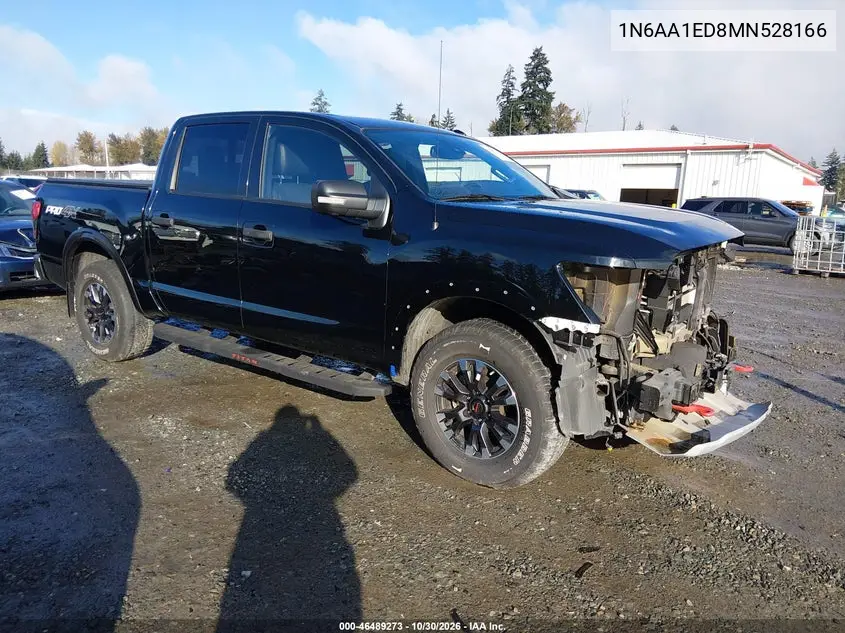 NISSAN TITAN 2021, VIN 1N6AA1ED8MN528166