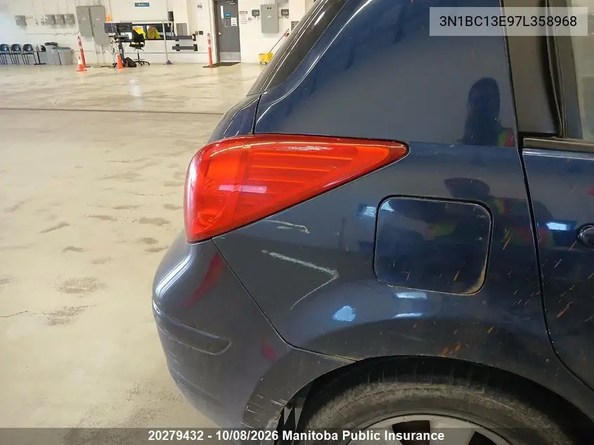2007 NISSAN VERSA VIN 3N1BC13E97L358968 — фото 8