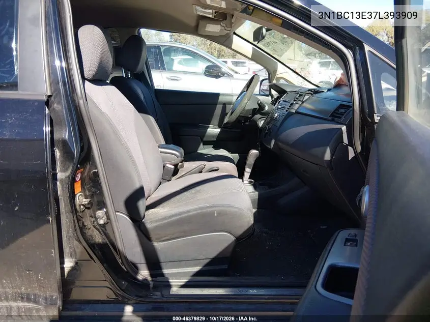 NISSAN VERSA 2007, VIN 3N1BC13E37L393909