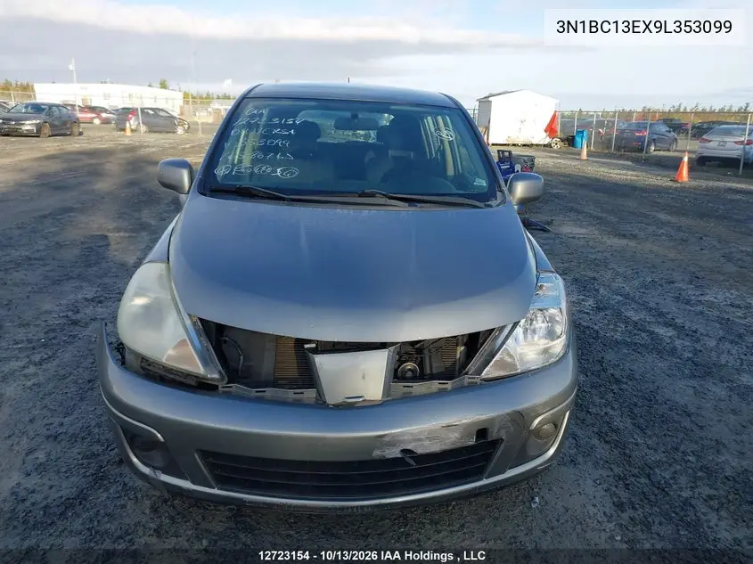 2009 NISSAN VERSA VIN 3N1BC13EX9L353099 — фото 13
