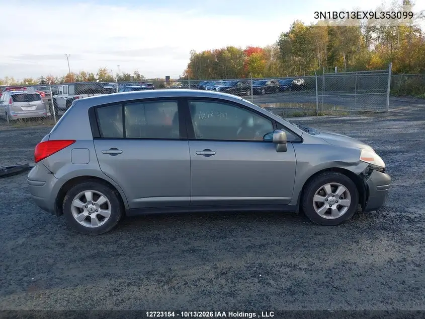 2009 NISSAN VERSA VIN 3N1BC13EX9L353099 — фото 14