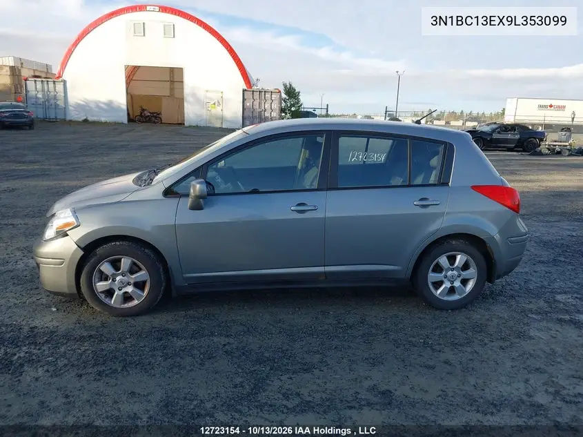 2009 NISSAN VERSA VIN 3N1BC13EX9L353099 — фото 15