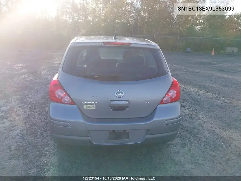 2009 NISSAN VERSA VIN 3N1BC13EX9L353099 — фото 17