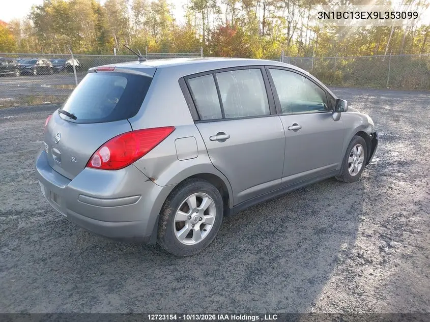 2009 NISSAN VERSA VIN 3N1BC13EX9L353099 — фото 4
